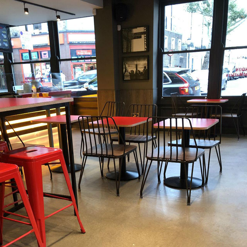 restaurant polished concrete floor